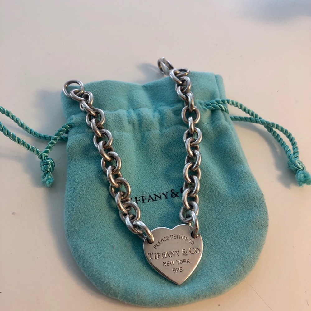 Authentic Tiffany&Co Heart Tag Charm Bracelet